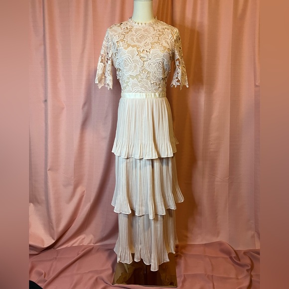 Just Me Dresses & Skirts - Just Me lace tiered dress | S